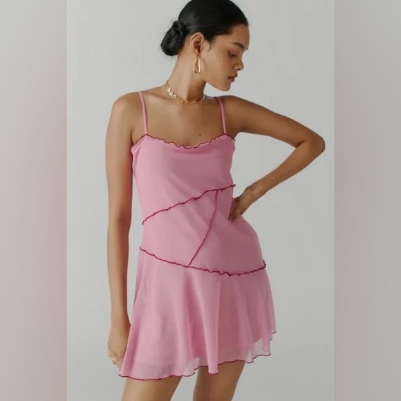 Urban Outfitters Pink Mini Dress - Picture 1 of 3